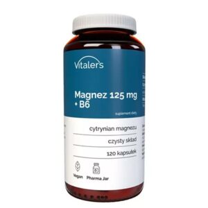 Магнезий 125 mg + Витамин B6 12.5 mg – Срещу крампи, стрес и умора, 120 капсули