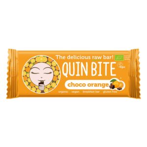 Суров десерт Био Quin Bite - Шоко портокал, 30 g