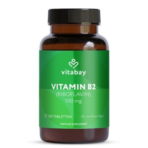 Енергия и нервна система - Витамин B2 (Рибофлавин), 100 mg x 200 таблетки