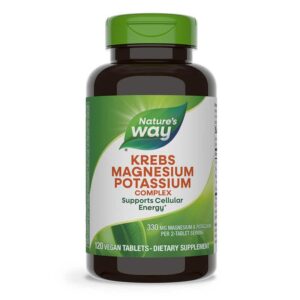 Електролитен баланс и сърдечна функция - Магнезий и калий - биоактивен минерален комплекс, 120 таблетки