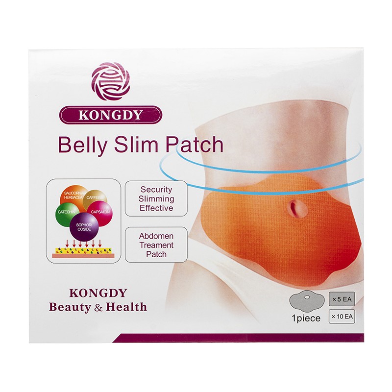 Пластири за отслабване – Подпомага изгарянето на мазнини в коремната област, 5 броя, 315 мм×198 мм
