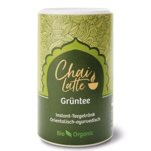 Чай лате със зелен чай, Био, 220 g