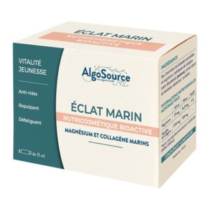 Магнезий + колагенови пептиди – Éclat Marin, за здрави и красиви кожа, коса, нокти и мускули, 8 флакона