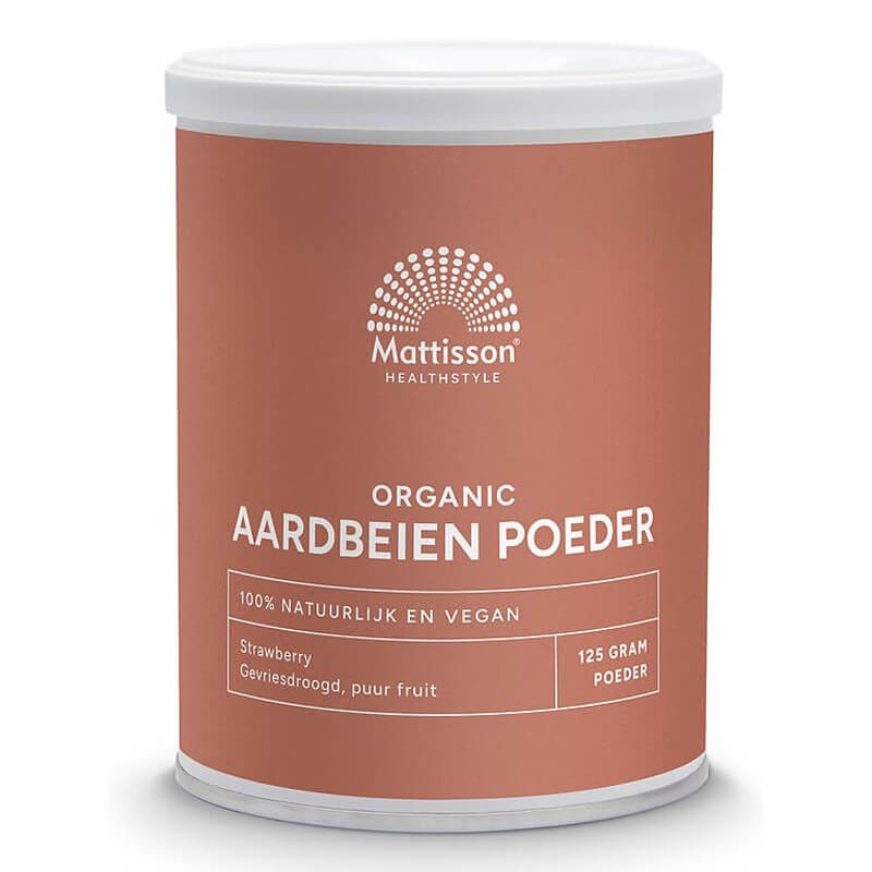 Ягоди на прах – с високо съдържание на витамин C и естествен вкус, 125 g