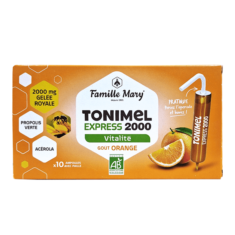 Пчелно млечице, зелен прополис и ацерола – БИО - За силен имунитет и жизненост, 10 ампули за пиене, с вкус на портокал