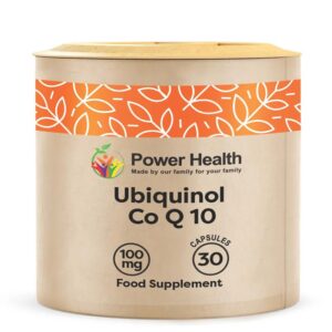 Коензим Q10 (убиквинол) – За клетъчна енергия и сърдечна функция, 100 mg, 30 капсули