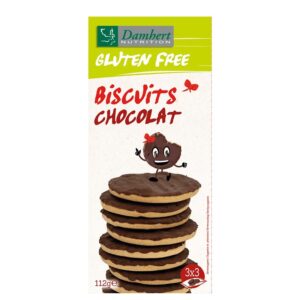 Бисквити с черен шоколад – Без глутен, хрупкави и ароматни, 112 g
