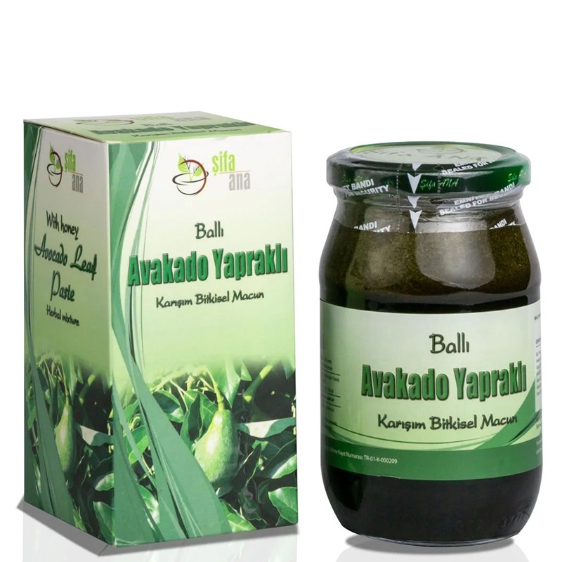 Билкова паста с листа от авокадо и пчелен мед – Имунитет и подкрепа при настинка и грип, 460 g