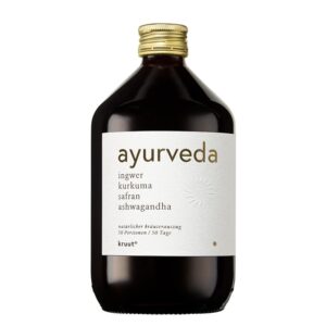 Еликсир Аюрведа - Oxymel Ayurveda с шафран, ашваганда и куркума, 500 ml, 50 дози