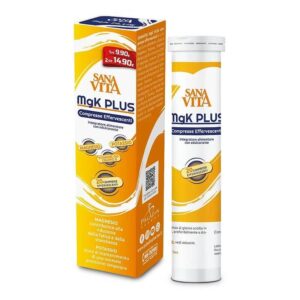 Магнезий 187.5 mg + Калий 300 mg – При мускулни крампи, умора и сърдечно натоварване, 20 ефервесцентни таблетки