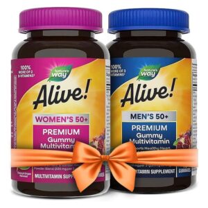 Промо пакет Мултивитамини Alive! за жени 50+ и мъже 50+