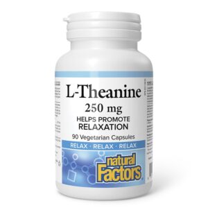 Л-теанин - релаксация и подобрен фокус - При стрес, тревожност и разсеяност, 250 mg, 90 капсули за 3 месеца прием