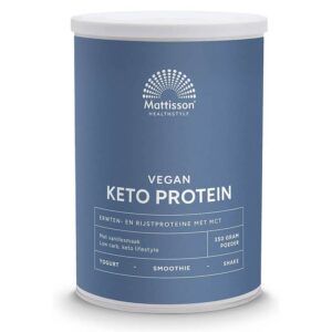 Веган Кето протеинов шейк - грах, ориз, MCT, 350 g прах