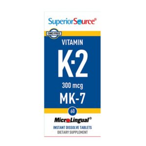 Кости и сърдечно-съдова система - Витамин К2 (MK-7), 300 µg x 60 сублингвални таблетки