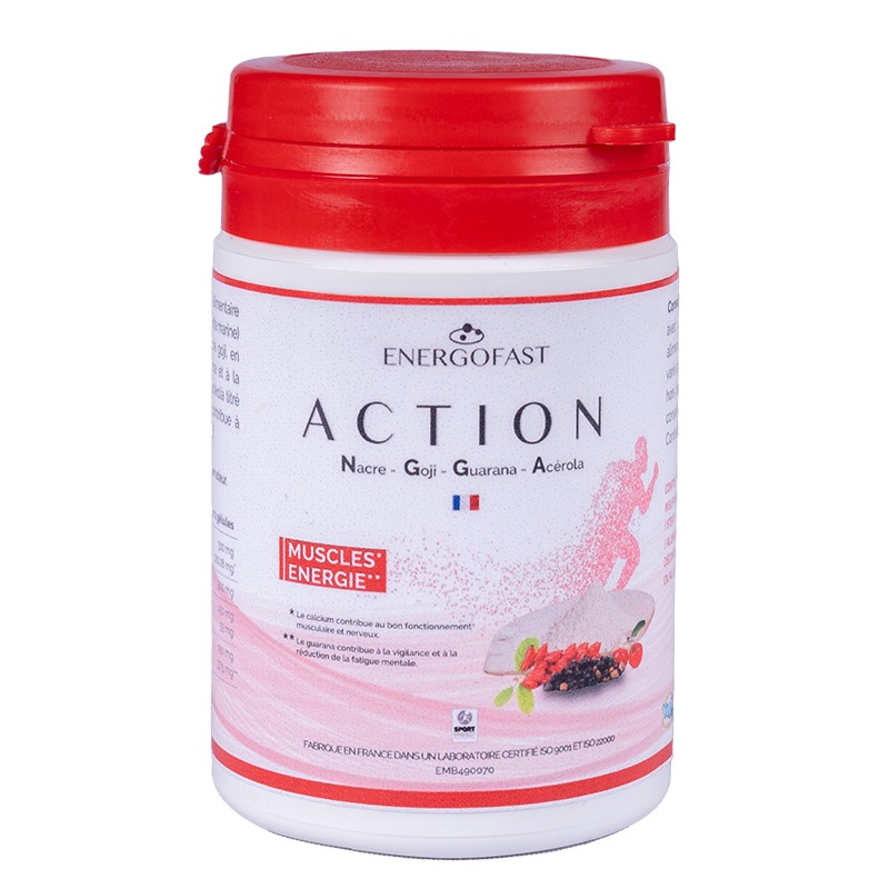 Седеф от перлена стрида за костите, ставите и кожата - Плюс годжи бери, гуарана и ацерола, 60 капсули