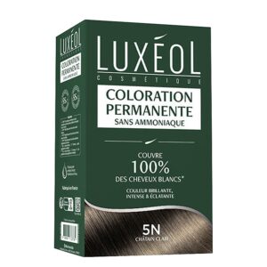 Трайна боя за коса без амоняк – Светло кестеняво 5N, с масла и растителни екстракти, 1 опаковка