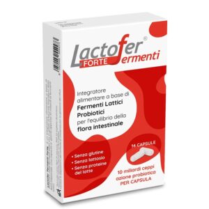 Пробиотик Lactofer® (Лактофер) – чревен баланс и имунитет, 10 милиарда млечнокисели полезни бактерии, 14 капсули