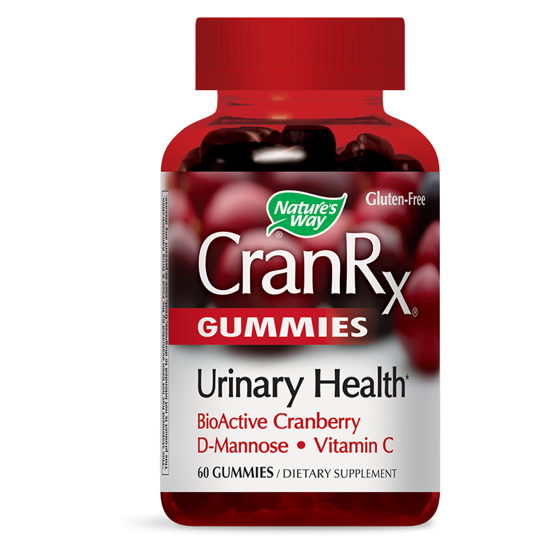 CranRx® – при упорити уроинфекции - Биоактивна червена боровинка (концентрат) & Д-маноза, 60 желирани таблетки - Image 2