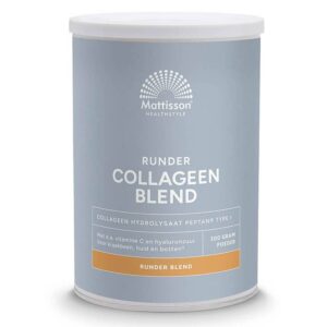 Говежди колаген тип I с калций, магнезий, МСМ, витамин С и хиалуронова киселина, 300 g прах с аромат на ванилия