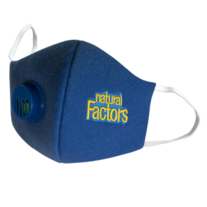 Защитна антибактериална маска за деца /С ABS изпускателен клапан/ Natural Factors