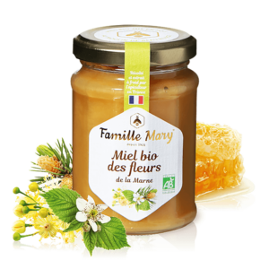 Био пчелен цветен мед (от Марн, Франция), 230 g