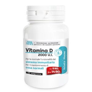 Витамин D3 – За здрави кости, имунитет и мускули, 2000 IU х 60 таблетки