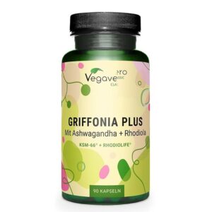 Грифония + ашваганда и златен корен - Добро настроение, стрес и емоционален баланс, 90 капсули
