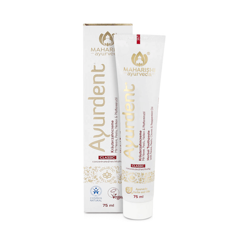 Ayurdent Kräuterzahncreme (classic) Ayurveda - Аюрведична билкова паста за зъби (класическа), 75 ml