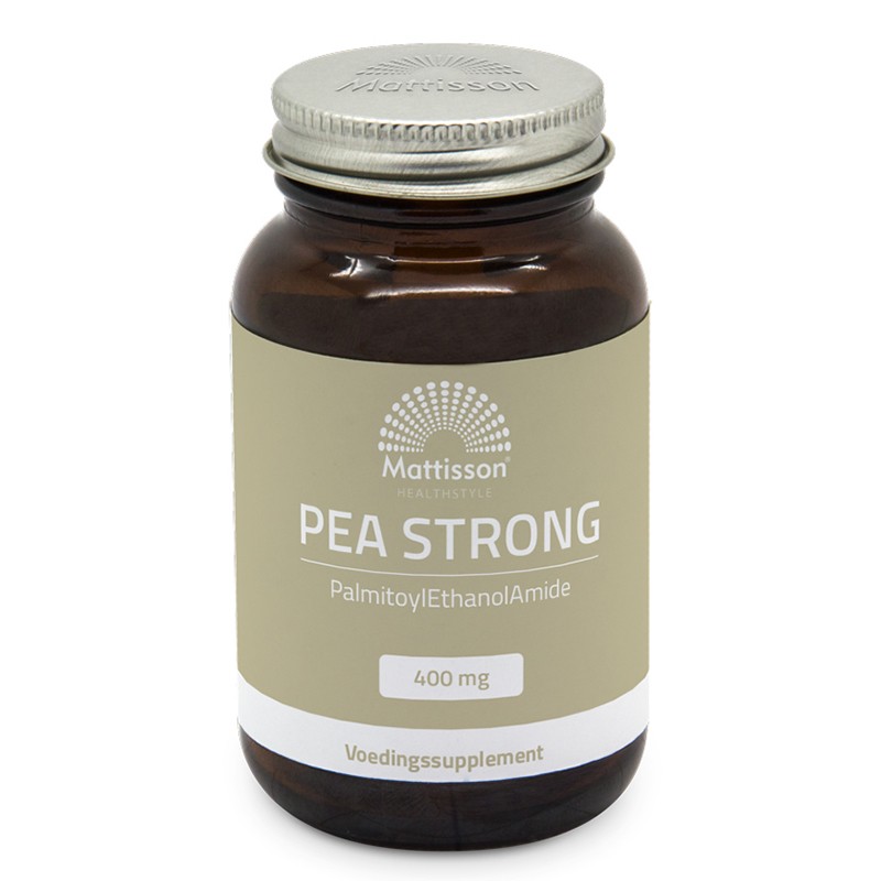 Срещу болка и възпаление - ПЕА (палмитоилетаноламид) - PEA Strong, 400 mg х 90 капсули - Image 2