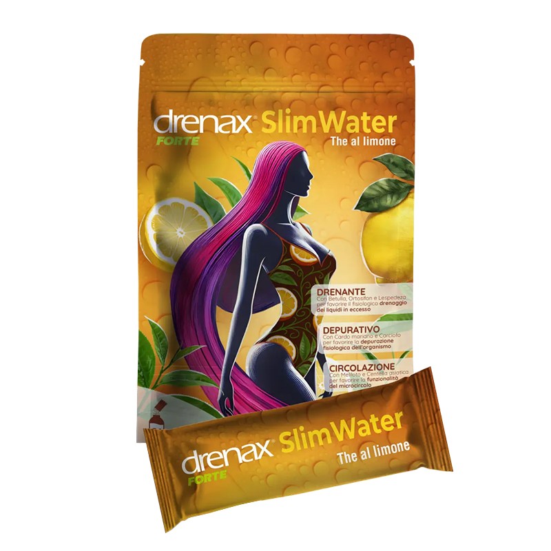 Детокс и дренаж - Билкова формула Drenax Forte, 24 сашета с вкус на лимонов чай