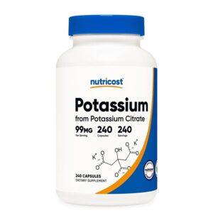 Сърдечно здраве - Калиев цитрат, 99 mg х 240 капсули