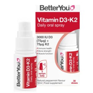 Витамин D3 1000 IU + К2 25 µg – Здрави кости и калциев баланс, 90 впръсквания, спрей 25 ml