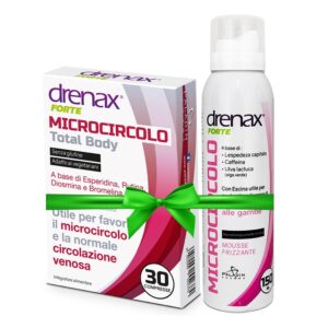 Промо пакет кръвообращение - Drenax® Forte с бодлив залист, 30 таблетки + Спрей-мус срещу умора и тежест в краката, 150 ml