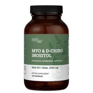 Мио-инозитол 2000 mg + D-хиро-инозитол 50 mg – Хормонален баланс и метаболитна подкрепа, 120 капсули