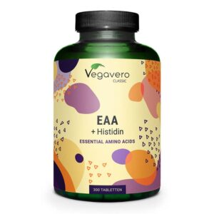 Есенциални аминокиселини + Хистидин - EAA+ Histidin, 300 таблетки х 100% Vegan