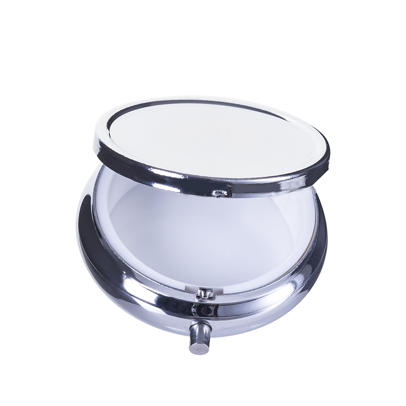 Кръгла метална кутия за лекарства, без разделители - Image 3