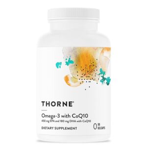 Омега-3 + Коензим Q10 - Сърдечна, неврологична и зрителна функция, 90 софтгел капсули