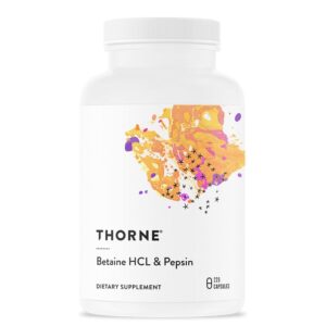 Бетаин хидрохлорид и пепсин – стомашно-чревен тракт - Добро храносмилане и защита от чревни патогени, 225 капсули