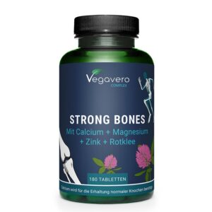 Калций 400 mg + Магнезий 150 mg + Цинк + Червена детелина – Формула за здрави кости, 180 таблетки