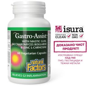 Мастикс, цинков карнозин и лайка за спокоен стомах - Gastro Assist™, 60 капсули