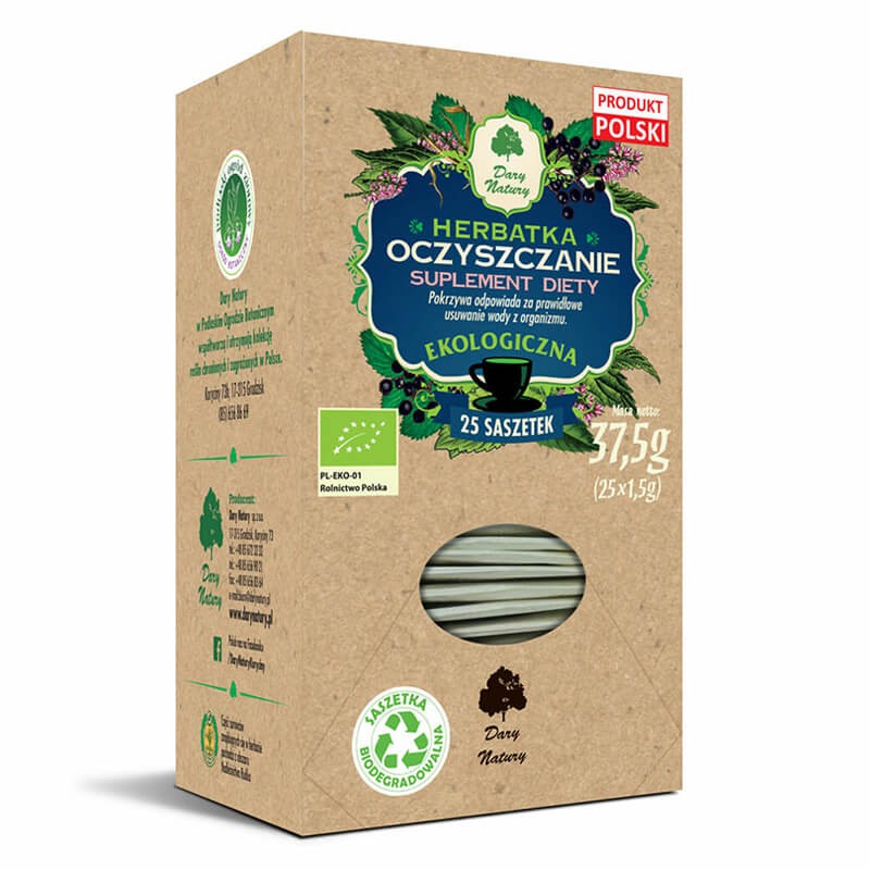 Пречистващ чай Био, 25 пакетчета