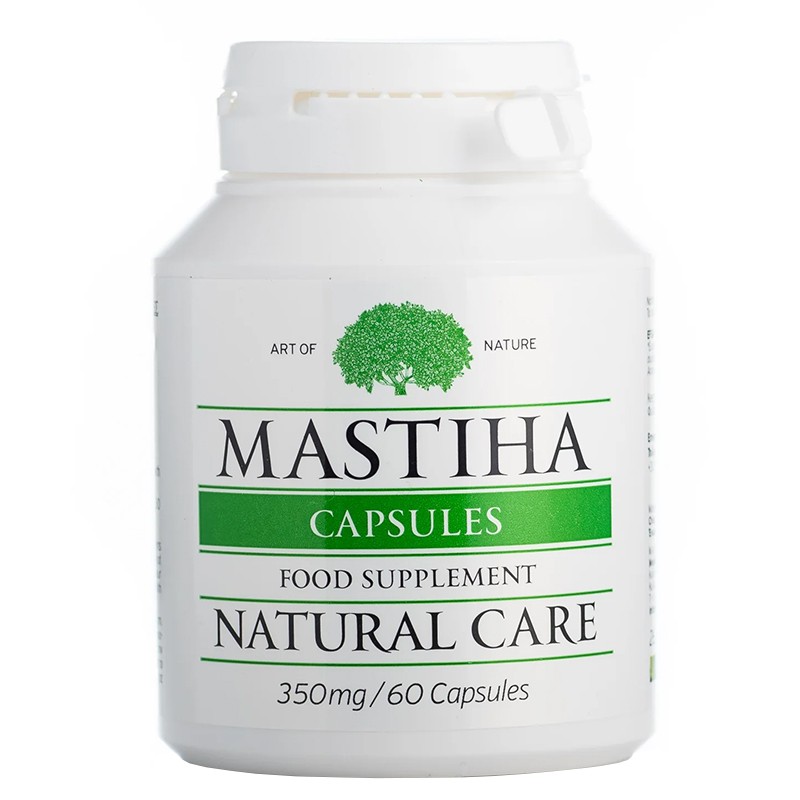 Срещу Helicobacter pylori - Мастиха 80%, 280 mg х 60 капсули