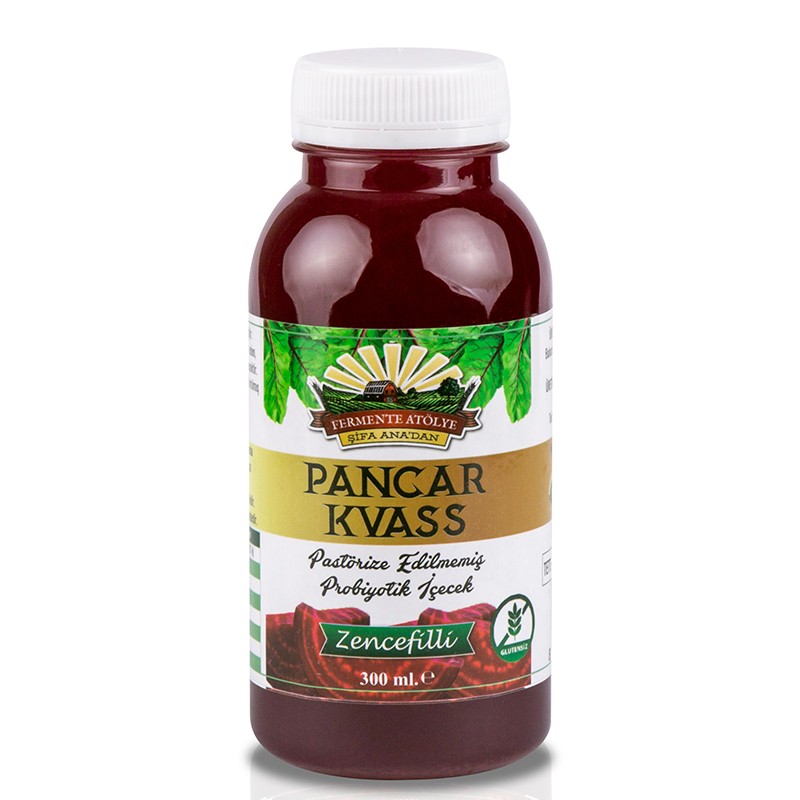 Пробиотична напитка от червено цвекло и джинджифил - Добро храносмилане и силен имунитет, 300 ml