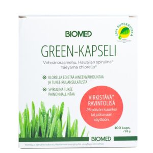 Пшенична трева, хлорела и спирулина – енергия и детокс, 100 капсули