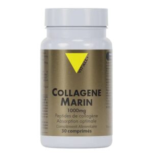 Морски колаген 1000 mg + Витамин C 200 mg – Подмладена кожа, силни стави и блестяща коса, 30 таблетки
