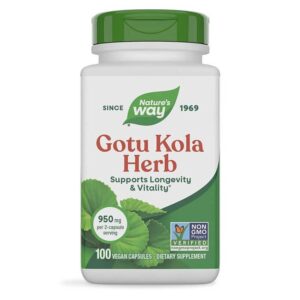 Готу Кола - Студени крайници, кръвообращение, 475 mg, 100 капсули