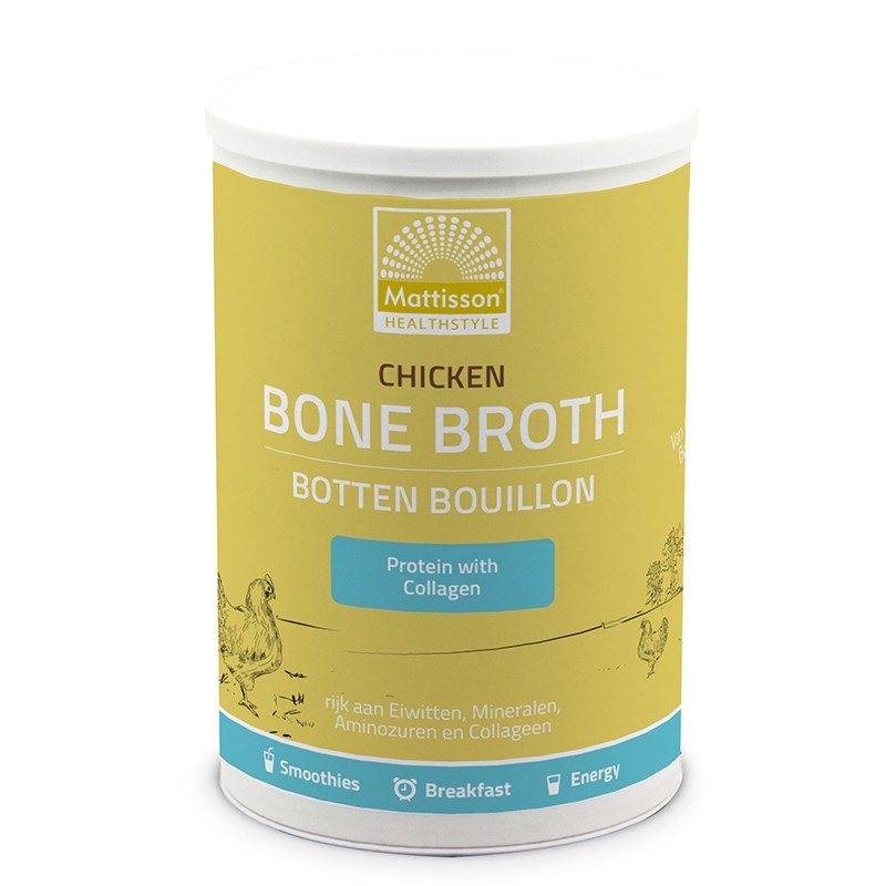 Пилешки костен бульон, БИО - Богат на колаген, протеини, аминокиселини и минерали, 400 g, прах, 40 или 20 дози - Image 2