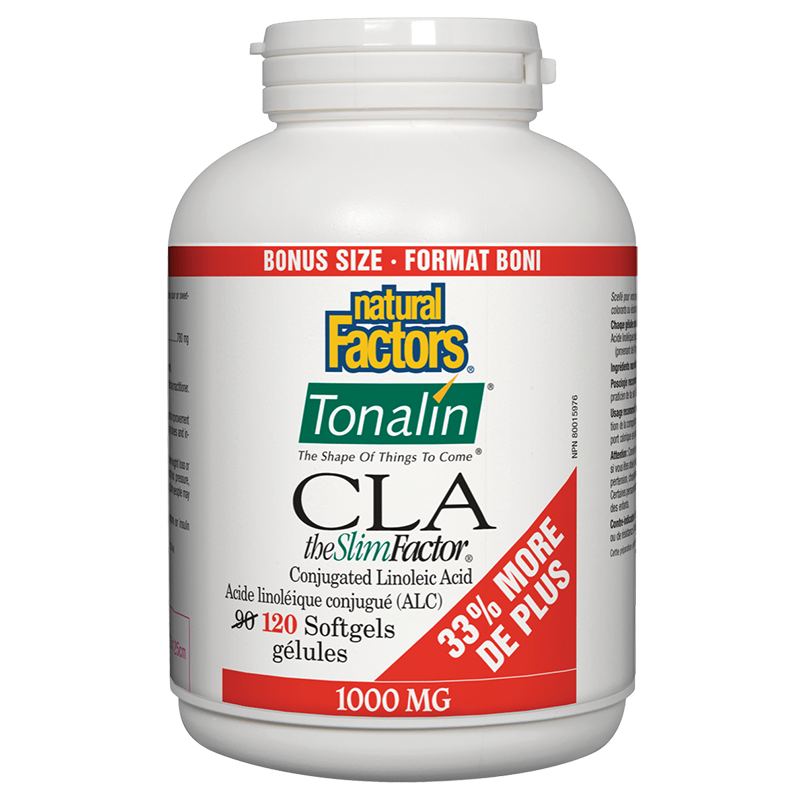 Tonalin® CLA the Slim Factor® / Тоналин® КЛА 1000 mg, 120 софтгел капсули - Image 2