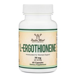 L-Ерготионеин – клетъчно здраве и антиейджинг - Антиоксидант за защита на теломерите, 30 mg, 60 капсули за 2 месеца прием