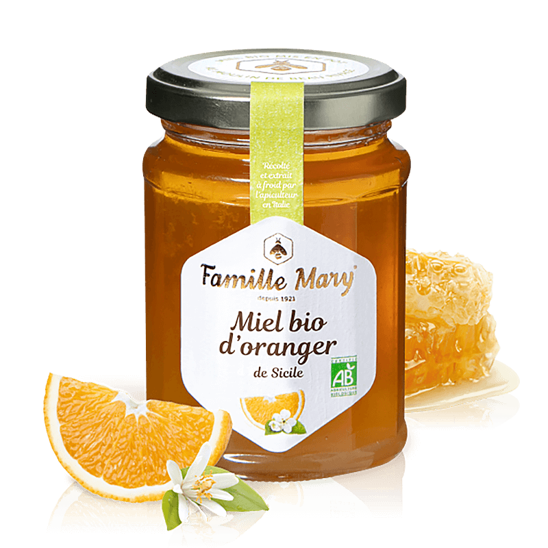 Био пчелен мед от портокалови цветчета - Miel bio d’oranger, 230 g